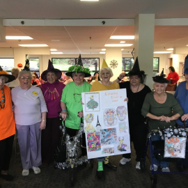 halloween coloring class 2018