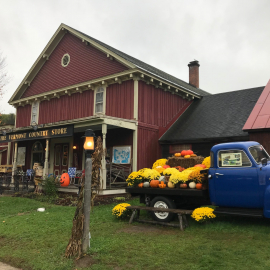 vermont country store blue truck